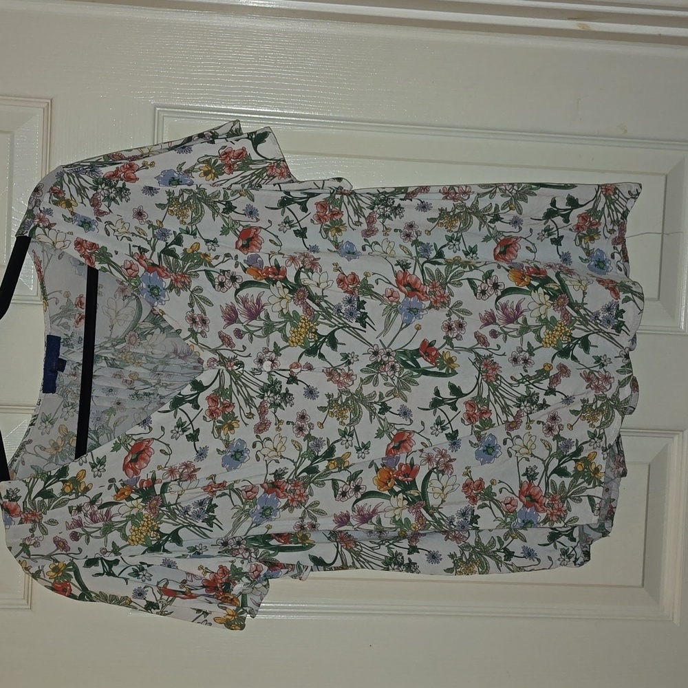 Floral V-Neck Blouse Rachel Roy
